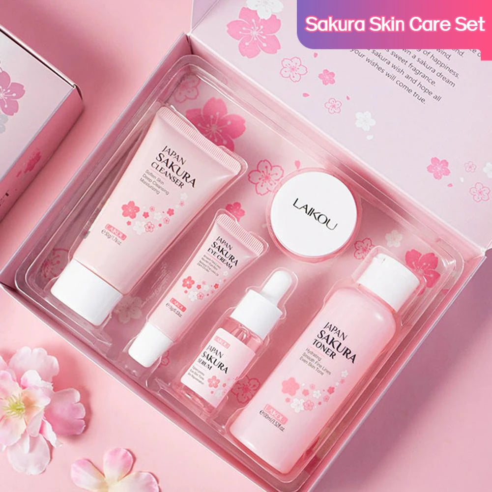 5/3pcs Sakura Skin Care Set